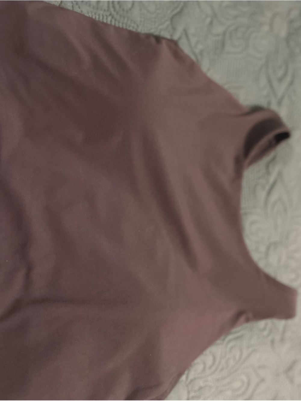 Avia Grey Athletic Crop Tank Top with Built in Bra
